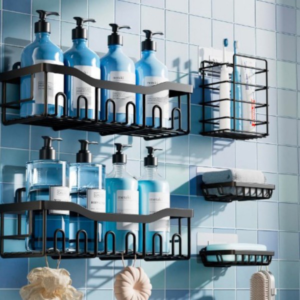 Stainless Steel Bathroom Shelves